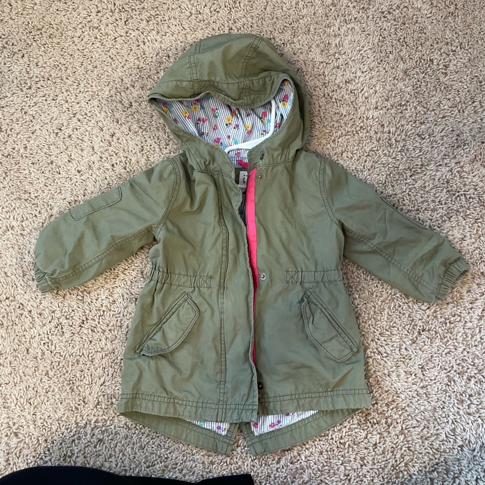 EUC, Gap, Green Jacket, girls 2T
